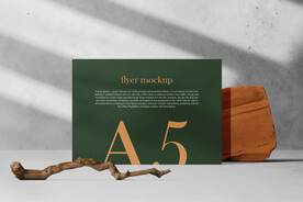 卡片名片海报纸袋文创贴图样机