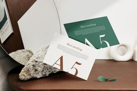 卡片名片海报纸袋文创贴图样机