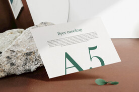 卡片名片海报纸袋文创贴图样机