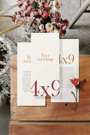 卡片名片海报纸袋文创贴图样机