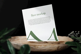 卡片名片海报纸袋文创贴图样机