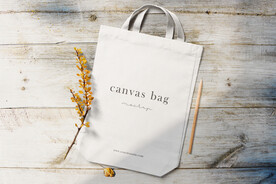 卡片名片海报纸袋文创贴图样机