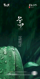 医美地产谷雨海报