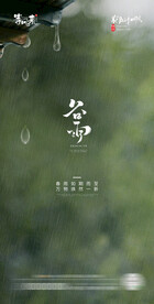 医美地产谷雨海报