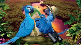 蓝色鹦鹉