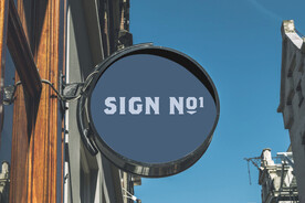 门店招牌样机 门牌logo