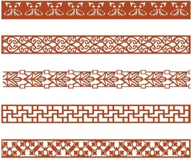 矢量中式古典边框