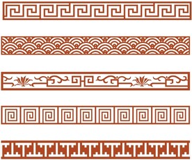 矢量中式古典边框