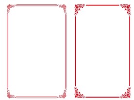 矢量中式古典边框