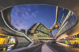 圆形城市建筑效果图