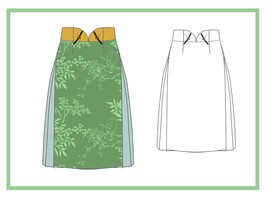 新中式套装之半裙