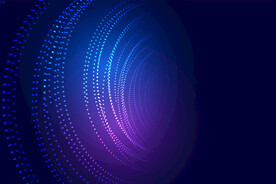 矢量科技感光线背景