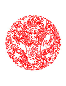 剪纸龙