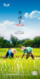 医美地产劳动节海报
