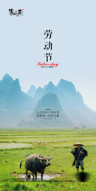 医美地产劳动节海报