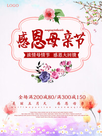 感恩母亲节海报