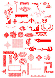 中式花纹边框