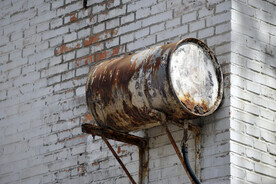 简易水桶太阳能热水器