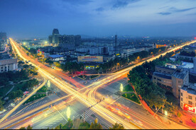 城市立交桥夜景