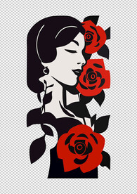 玫瑰花女人