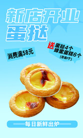 蛋挞海报