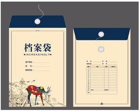 档案袋 地产资料袋 文件袋卡通