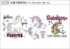 卡通女图案