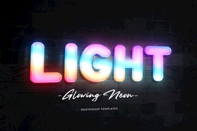 PS可编辑字体效果