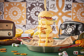 芝士淋浴串烧汉包