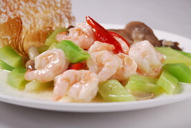 虾仁炒西芹 小炒菜