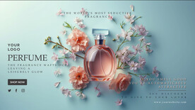 香水横幅电商海报