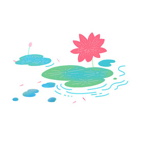 荷花素材