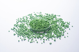 绿色塑料色母颗粒图片