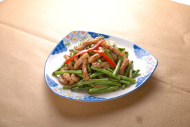 豆角炒肉丝
