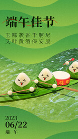 端午节海报 粽子DM单页