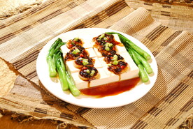 豉汁元贝蒸豆腐