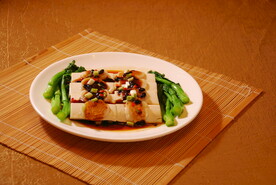 豉汁元贝蒸豆腐