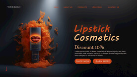 口红折扣主题界面