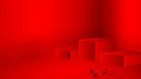 红色背景