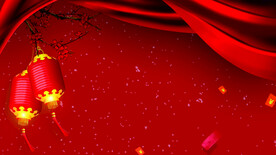红色背景
