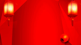 红色背景