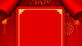 红色背景