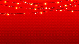 红色背景