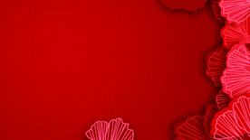 红色背景