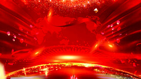 红色背景