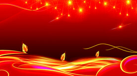 红色背景