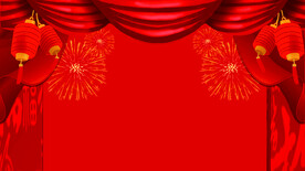 红色背景