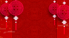 红色背景