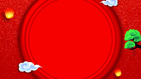 红色背景
