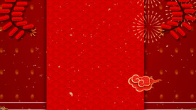 红色背景